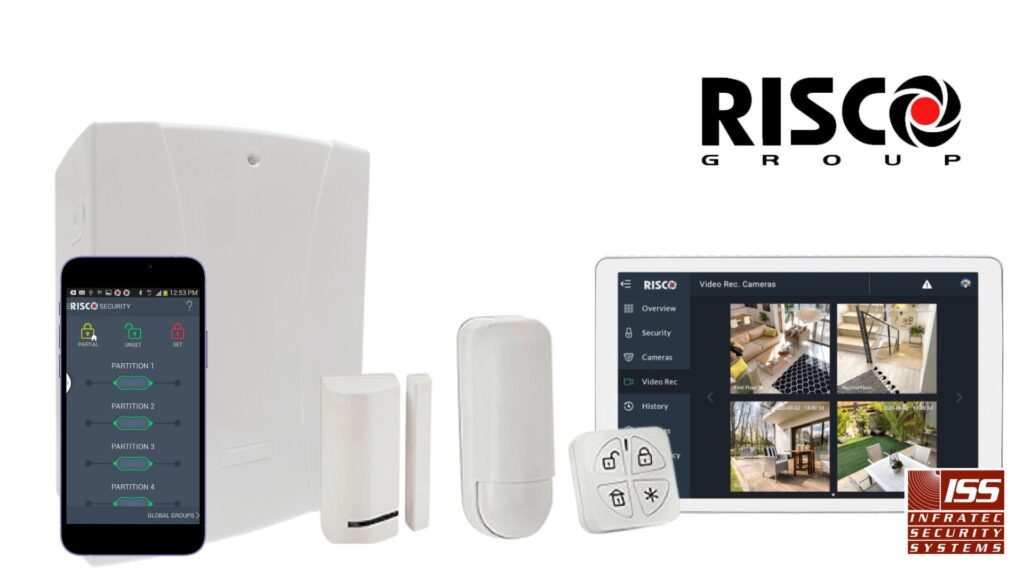 Risco alarm system with mobile and tablet monitoring by Infratec Security Systems Adelaide
